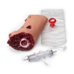 Leg amputation wound for accident simulation kit