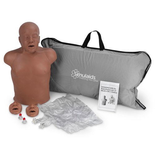 Paul Compact CPR Training Manikin - dark skin