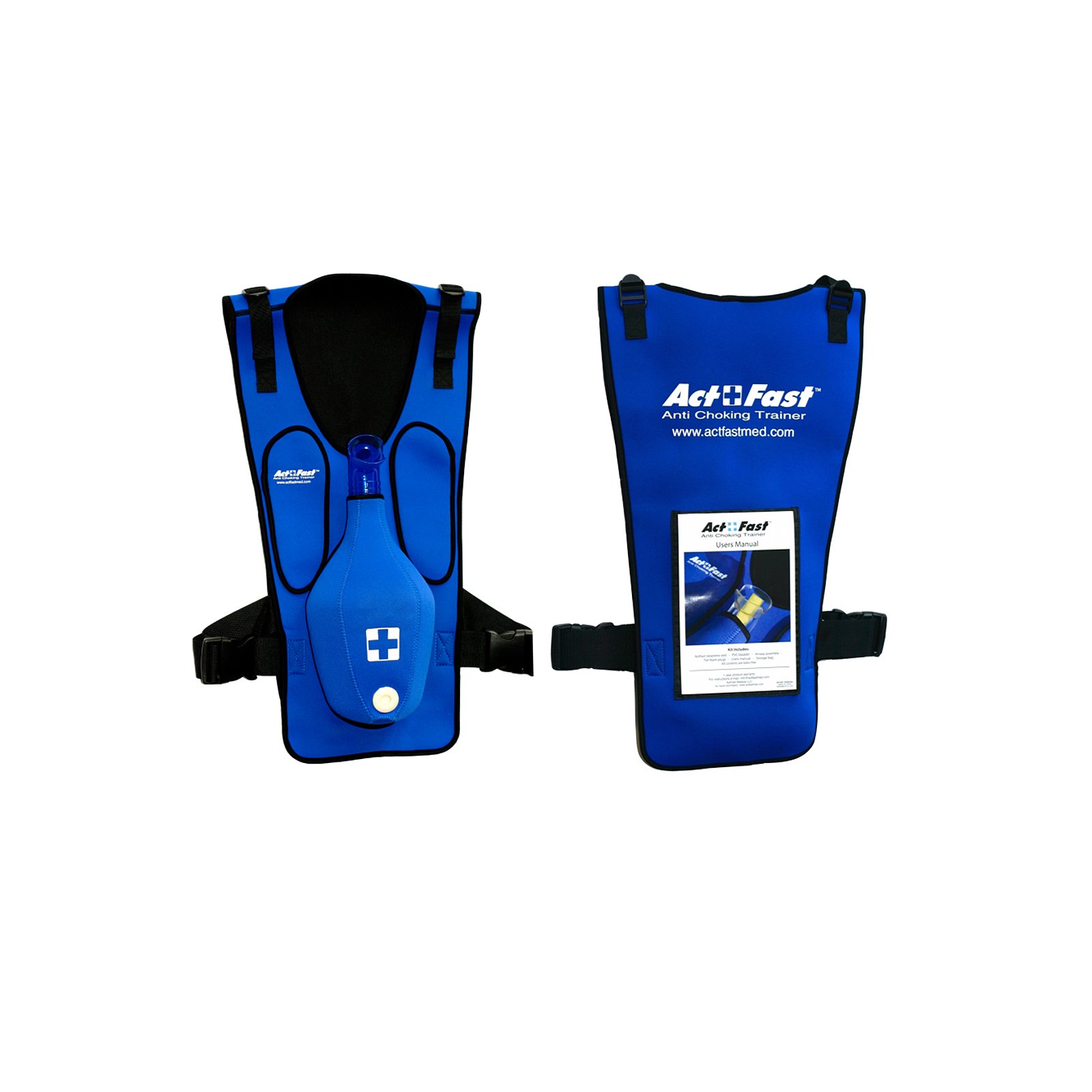 Act+Fast Rescue Choking Vest - Blue AF-101-B 1017938 W43300B