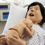 Lucy complete - Geburtssimulator Mutter und Neugeborene