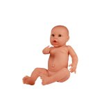 Neonate doll for nappy practice, female 1,2kg