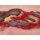 Wound moulage arterial leg ulcer, large, exudation phase