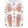 Chart Reflexzones hand and foot, 50x70cm