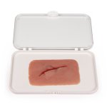 "Wound moulage ""cut with glass fragment"""