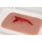 "Wound moulage ""laceration"""