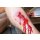 "Wound moulage ""laceration"""