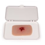 Wound moulage bullet exit hole