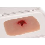 Wound moulage bullet exit hole
