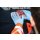 Wound moulage laceration, large with bleeding function