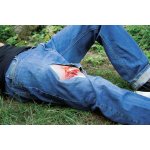 Wound moulage open fracture, leg with bleeding function