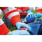 Wound moulage open fracture, leg with bleeding function