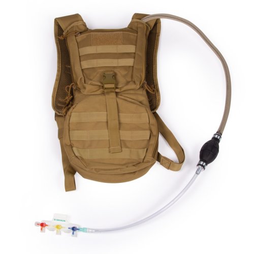 Manual blood pumping system with Reservoir - Backpack