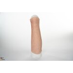 Sleeve Bein mit Ulcus Cruris -  saubere Wunde, hell
