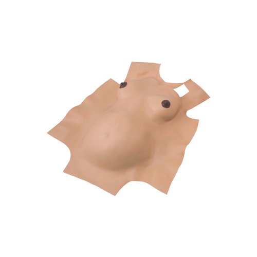 Skin for obstetric abdominal palpation model