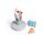 Larynx Model, didactical, 2 times enlarged, 5 parts