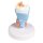 Larynx model, didactical, life size, 2parts