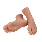 Foot replica for nursing practice