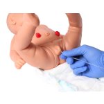 Krankenpflege-Babypuppen "Nick" und "Nora"