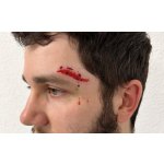 Wound moulage protruding small intestines