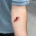 Wound moulage protruding small intestines