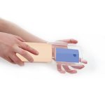 Strap-on venous puncture simulator, set of 5