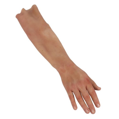 Hyperrealistic IV training arm, replacement skin light