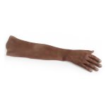 Hyperrealistic IV training arm, replacement skin dark