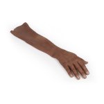 Hyperrealistic IV training arm, replacement skin dark