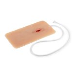Wound moulage protruding small intestines