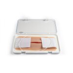 Wound moulage protruding small intestines