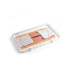 Wound moulage protruding small intestines
