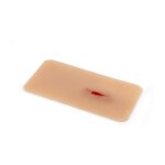 Wound moulage protruding small intestines