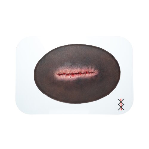 Stick-On Medium Surgical Wound with Inflamed Wound Dehiscence - clean wound