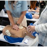 Prestan 2000 HLW-Torso, weiblich mit Auswertungs-App