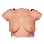 Brust-Tastmodell zum Umh&auml;ngen mit Tasche
