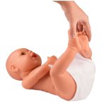 Neugeborenenpuppe für Wickelübungen, weiblich 1,2kg